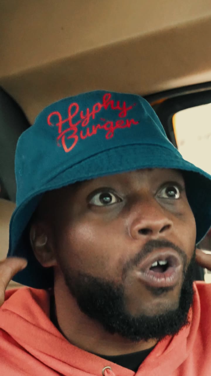 Restaurant founder reacting in a vertical launch video